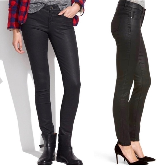Madewell High-Rise Skinny Jeans: Coated Edition - Picture 1 of 12